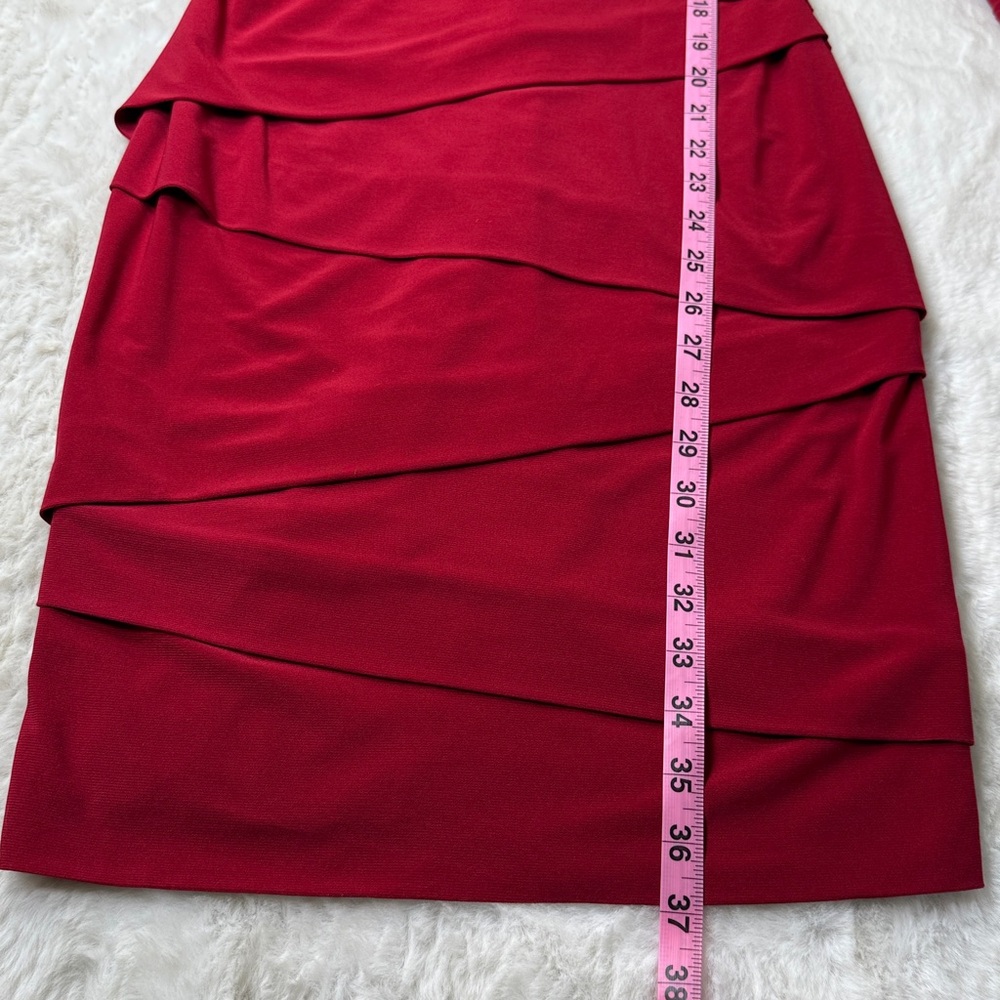 WHBM Slimming Bandage Sheath Dress 4 Red Shaping Sweetheart Valentine Femme NEW - Picture 10 of 17